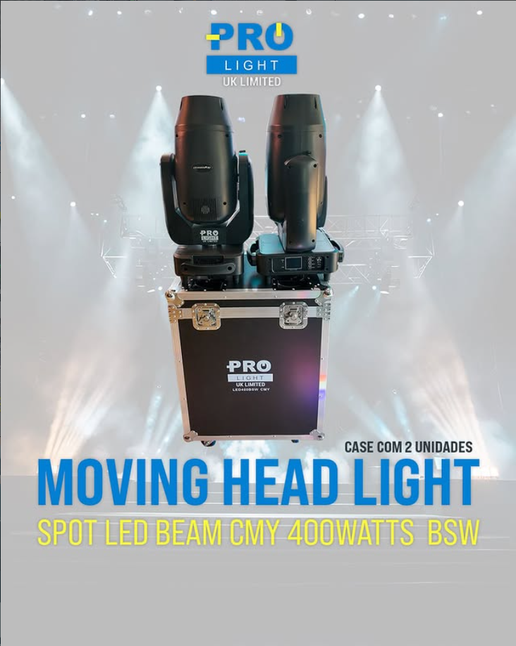 Moving Head Híbrido LED 400W BSW CMY